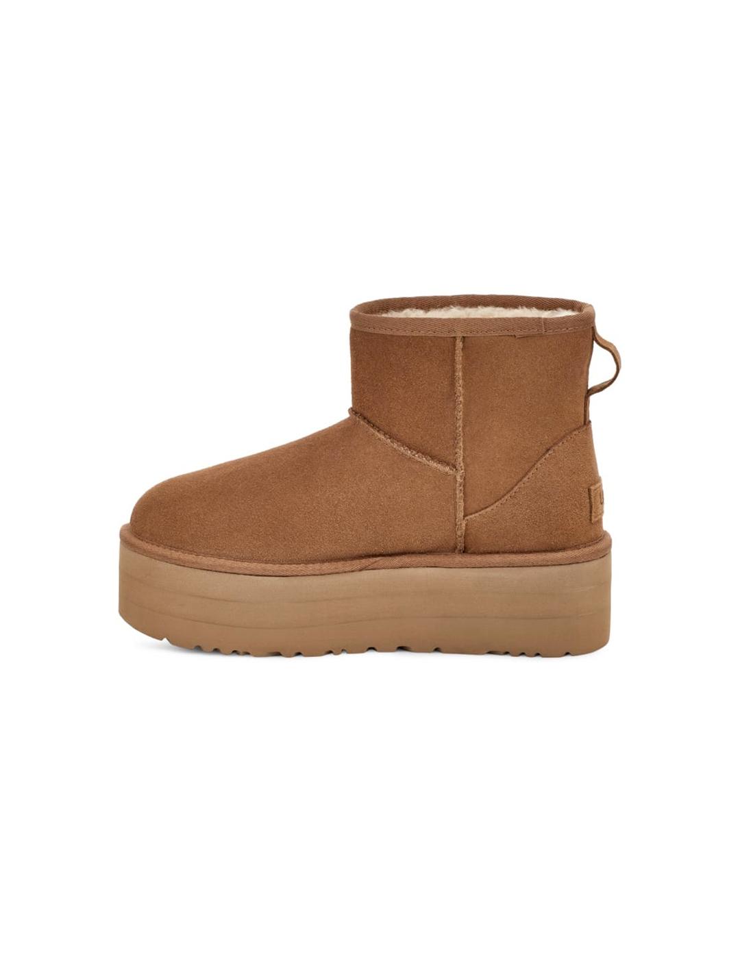 Botas UGG Classic Mini Platform camel de mujer