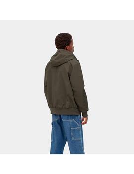 Chaqueta Carhartt Wip Hooded Sail cypress/black para hombre