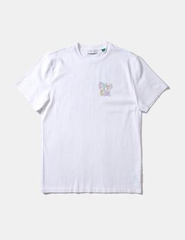 Camiseta Edmmond Screen Logo Print blanca de hombre