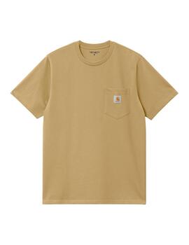 Camiseta Carhartt Wip S/S Pocket beige de hombre