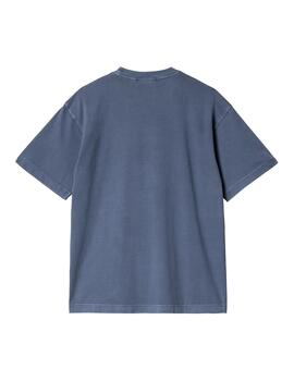 Camiseta Carhartt Wip Dune azul lavado de hombre