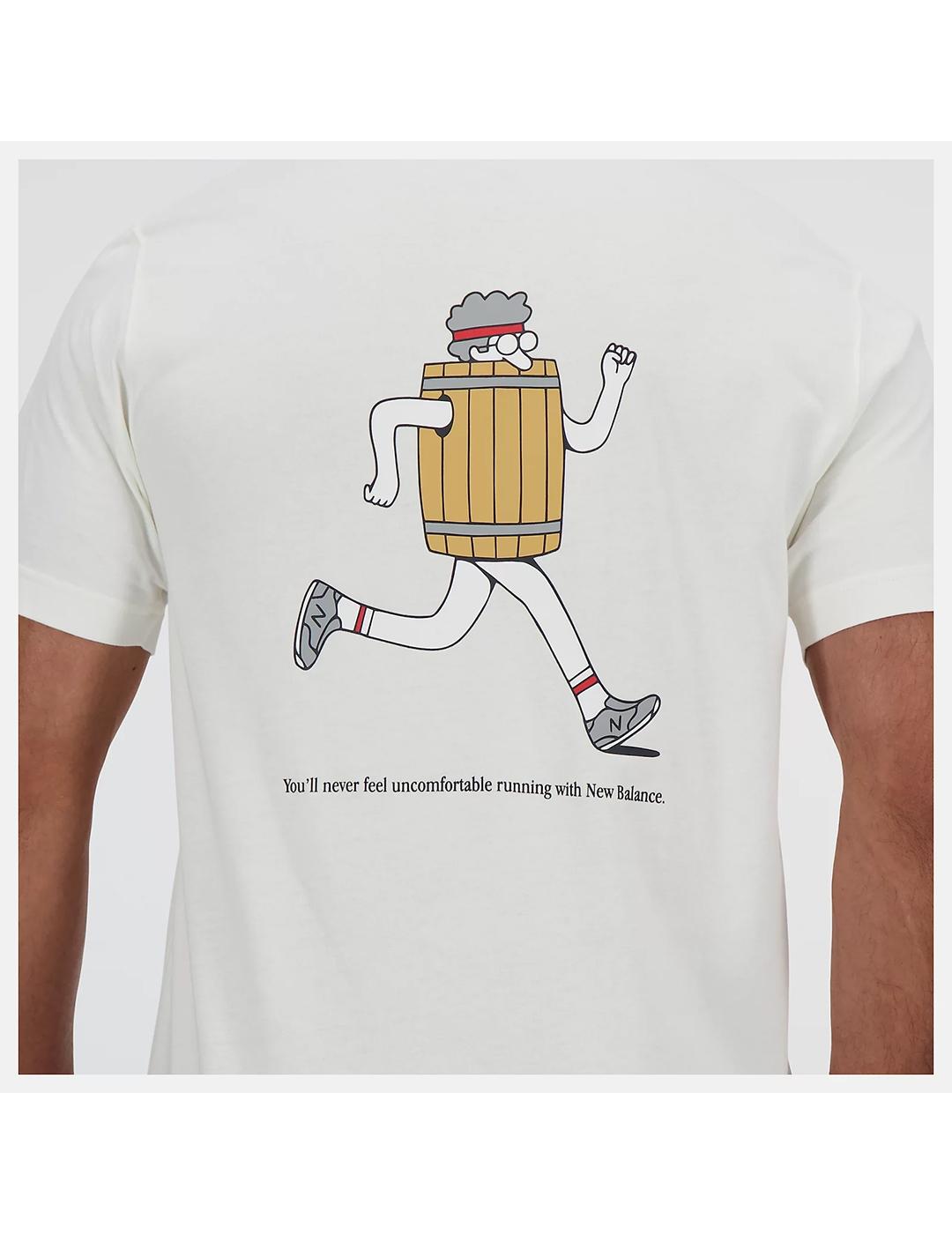 Camiseta New Balance MT41596 Barrel Runner Sea sal