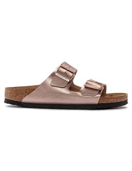 Sandalias Birkenstock Arizona Birko Flor Copper de mujer