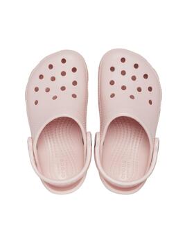 Zuecos Crocs Classic Clog T rosa claro de niño