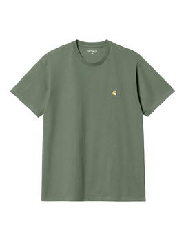Camiseta Carhartt Wip S/S Chase verde de hombre