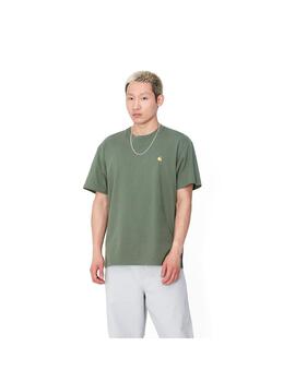 Camiseta Carhartt Wip S/S Chase verde de hombre