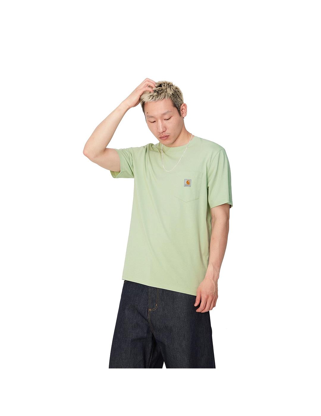 Camiseta Carhartt Wip S/S Pocket verde de hombre