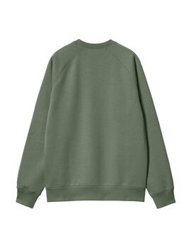 Sudadera Carhartt Wip Chase verde de hombre