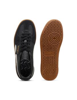 Zapatillas Puma Palermo piel negra de mujer y hombre