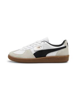 Zapatillas Puma Palermo Lth White Vapor Gray