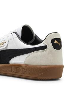 Zapatillas Puma Palermo Lth White Vapor Gray