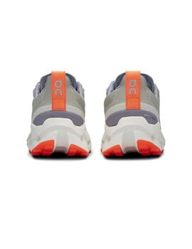 On Running Cloudsurfer Trail beige naranja de mujer