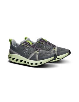 On Running Cloudsurfer Trail gris oscuro lima de hombre