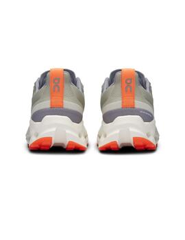 On Running Cloudsurfer Trail beige naranja de hombre