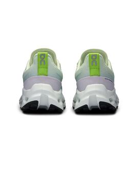 On Running Cloudsurfer Trail Waterproof gris lima de mujer