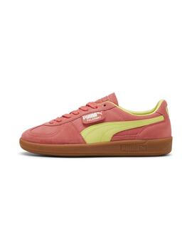 Zapatillas Puma Palermo salmon con lima de mujer