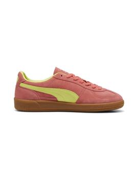 Zapatillas Puma Palermo salmon con lima de mujer