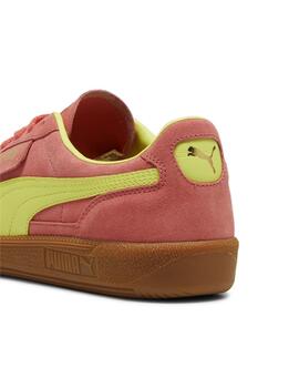 Zapatillas Puma Palermo salmon con lima de mujer