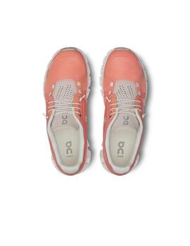 On Running Cloud 5 coral de mujer