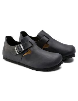 Zapatos Birkenstock London piel negra de mujer y hombre