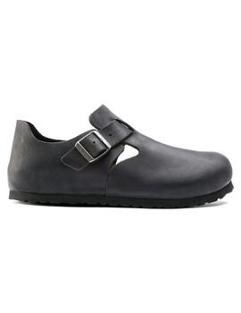 Zapatos Birkenstock London piel negra de mujer y hombre