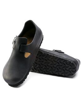 Zapatos Birkenstock London piel negra de mujer y hombre