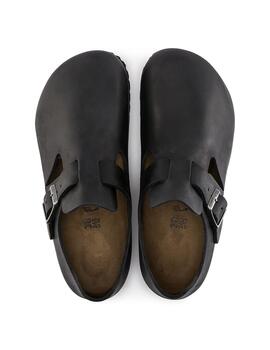 Zapatos Birkenstock London piel negra de mujer y hombre