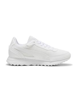 Zapatillas Puma Road Rider en piel blancas de mujer