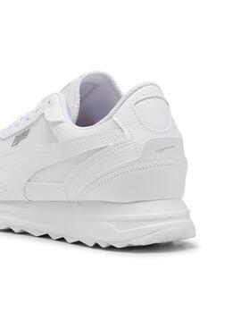 Zapatillas Puma Road Rider en piel blancas de mujer