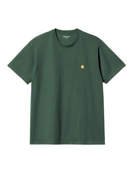 Camiseta Carhartt Wip S/S Chase verde de hombre