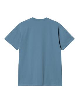 Camiseta Carhartt Wip S/S Chase azulón de hombre