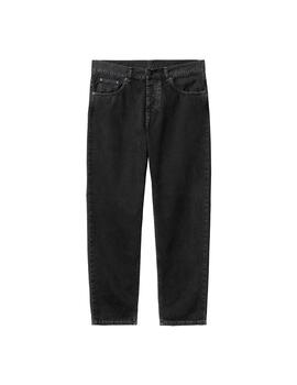 Pantalones Carhartt Wip Newel negro stone washed de hombre