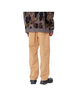 Pantalón Carhartt Wip Flint Pant camel lavado de hombre