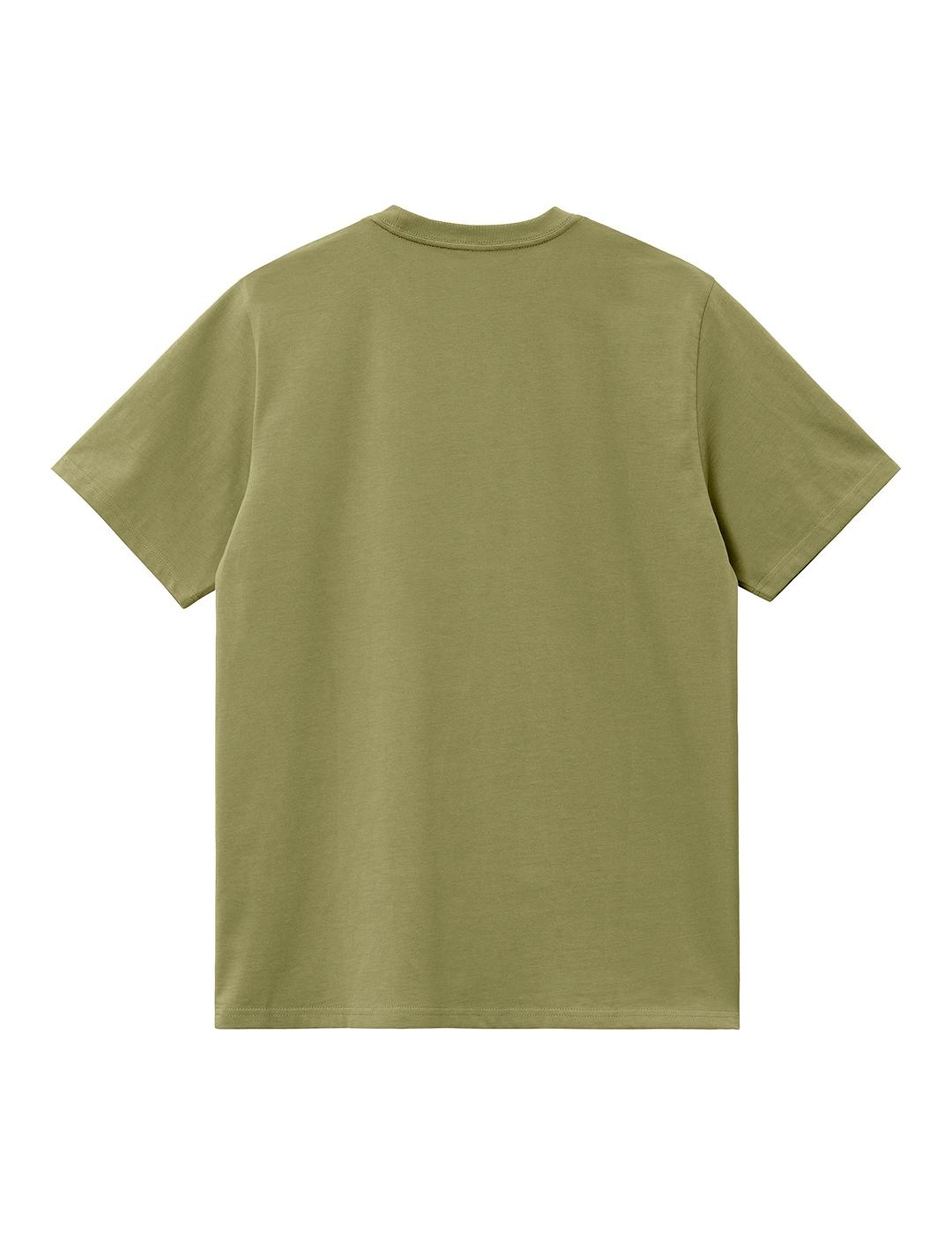 Camiseta Carhartt Wip S/S Script verde de hombre