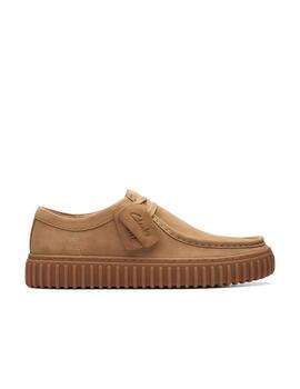 Zapatos Clarks Torhill Lo ante camel de hombre