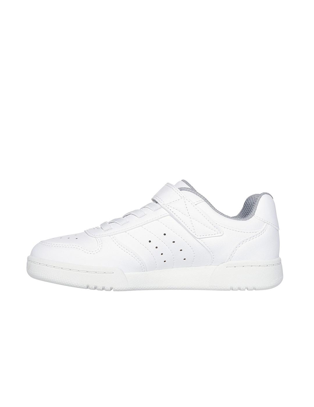 Zapatillas Skechers Quick Street blanca de niño