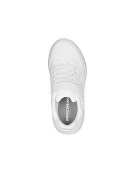 Zapatillas Skechers Bounder Power Study blanca de niño