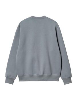 Sudadera Carhartt Wip gris medio de hombre