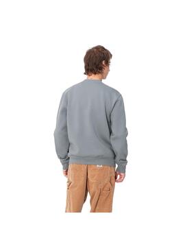 Sudadera Carhartt Wip gris medio de hombre