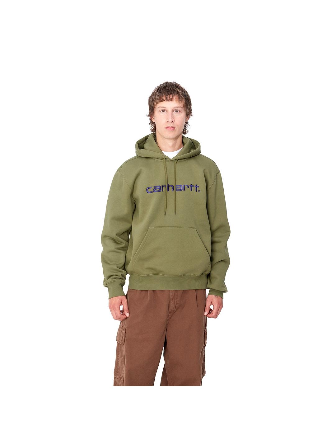 Sudadera Carhartt Wip Hooded verde de hombre