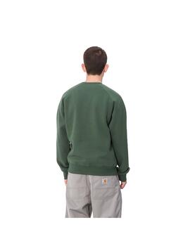 Sudadera Carhartt Wip Chase verde de hombre