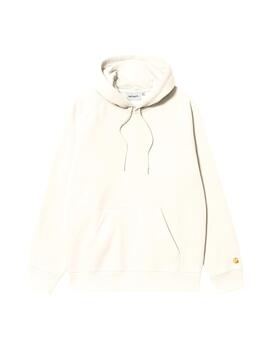 Sudadera Carhartt Wip Hooded Chase Sweat blanca de hombre