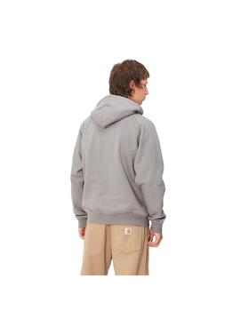 Sudadera Carhartt Wip Hooded gris medio de hombre