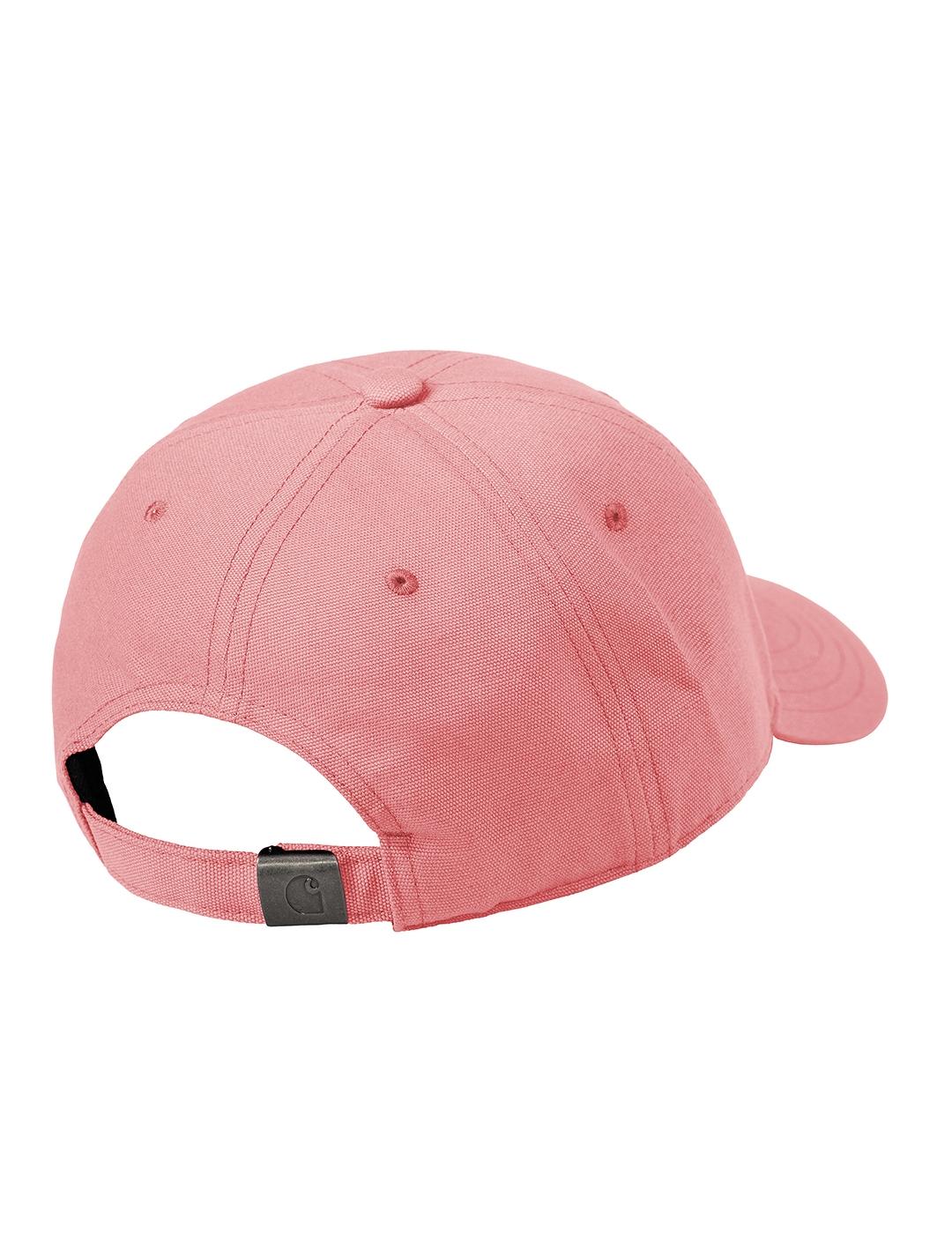 Gorra Carhartt Wip Canvas Script rosa de mujer y hombre