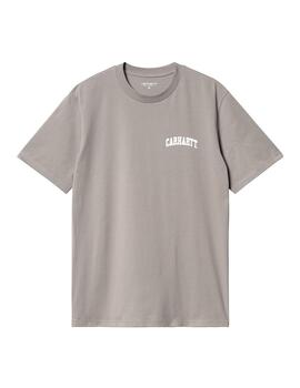 Camiseta Carhartt Wip University Script gris de hombre