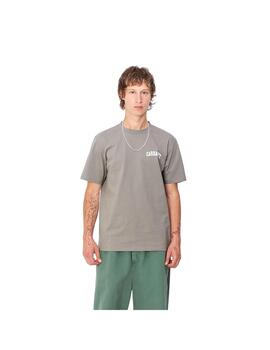 Camiseta Carhartt Wip University Script gris de hombre