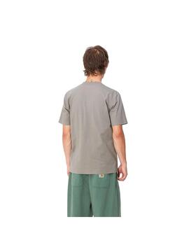 Camiseta Carhartt Wip University Script gris de hombre