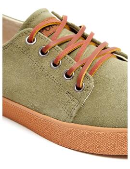 Zapatillas Pompeii Higby ante hydro verde khaki de hombre