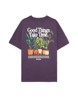 Camiseta Pompeii Good Things Raisin azulón de hombre