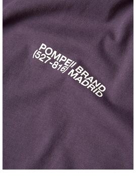 Camiseta Pompeii Good Things Raisin azulón de hombre